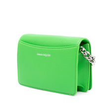 Alexander McQueen | Pre-Owned Calfskin Four Ring Knuckle Satchel | Green