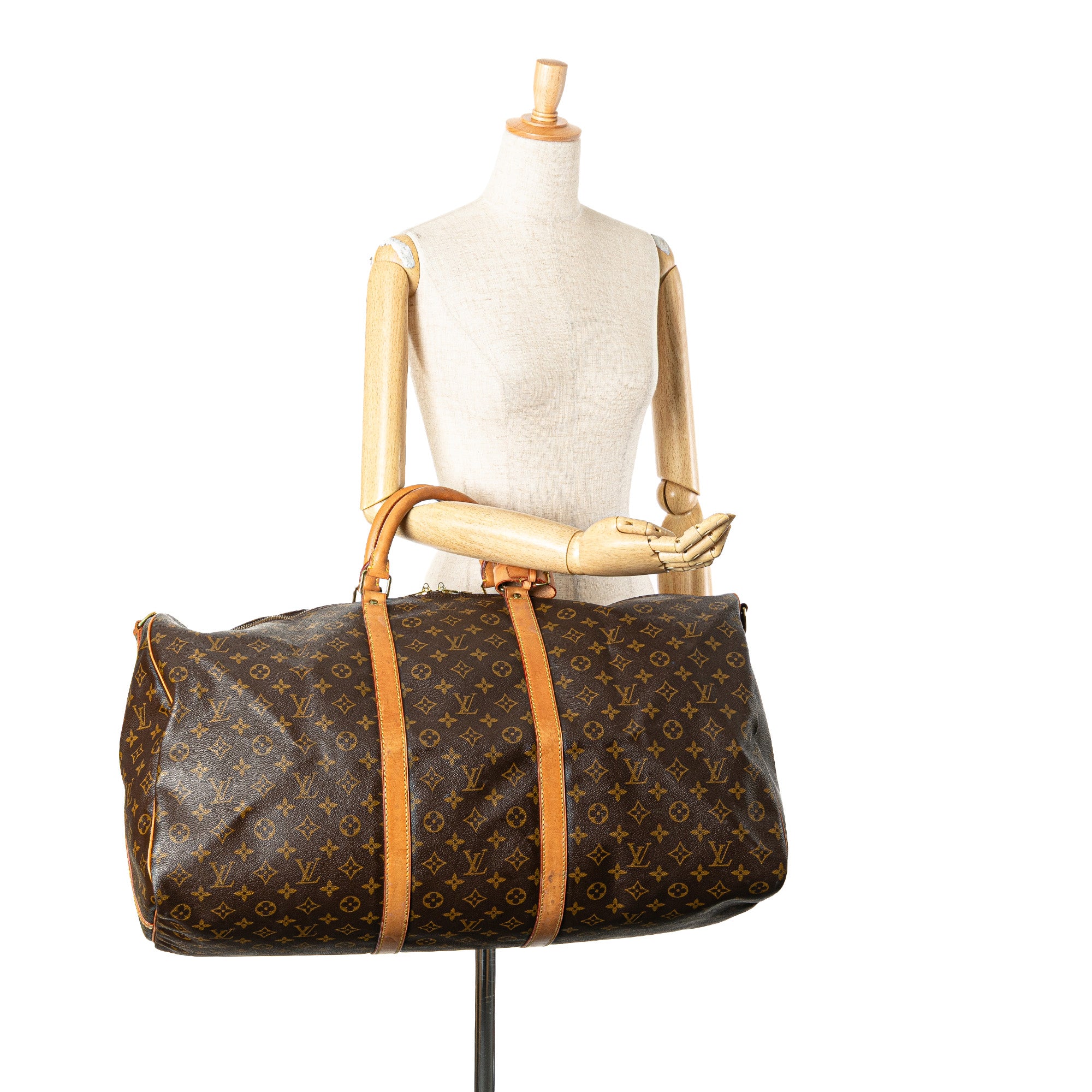 Louis Vuitton | Pre-Owned Monogram Keepall Bandouliere 60 | Brown