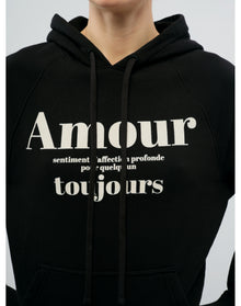 Clipper Mo Amour TJS Flock Sweatshirt | Black