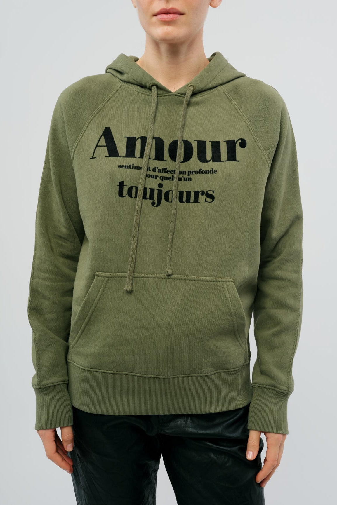 Clipper Mo Amour Tjs Flock Sweatshirt | Used Khaki