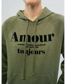 Clipper Mo Amour Tjs Flock Sweatshirt | Used Khaki
