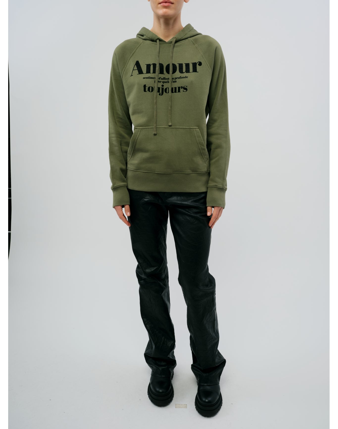 Clipper Mo Amour Tjs Flock Sweatshirt | Used Khaki