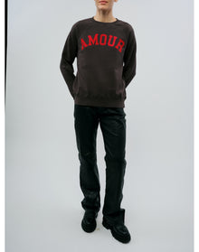 Upper Mo Amour Flock Sweatshirt | Carbon