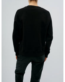 Upper Mo Heart Strass Sweatshirt | Black