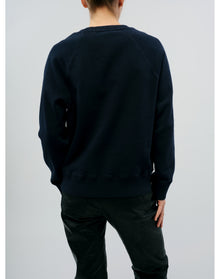 Upper Mo Heart Strass Sweatshirt | Navy Blue
