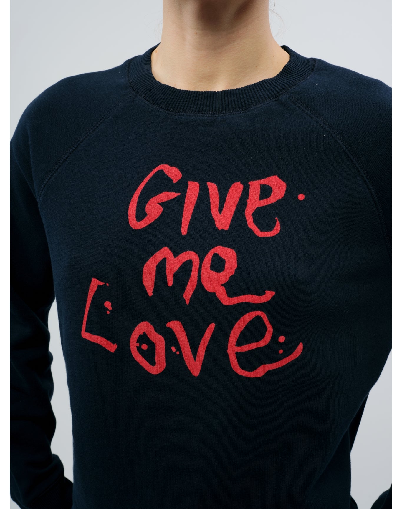 Upper Mo Give Me Love Sweatshirt | Navy Blue