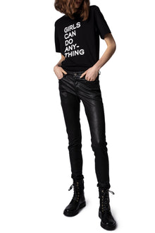 Bella Perm T-Shirt | Black