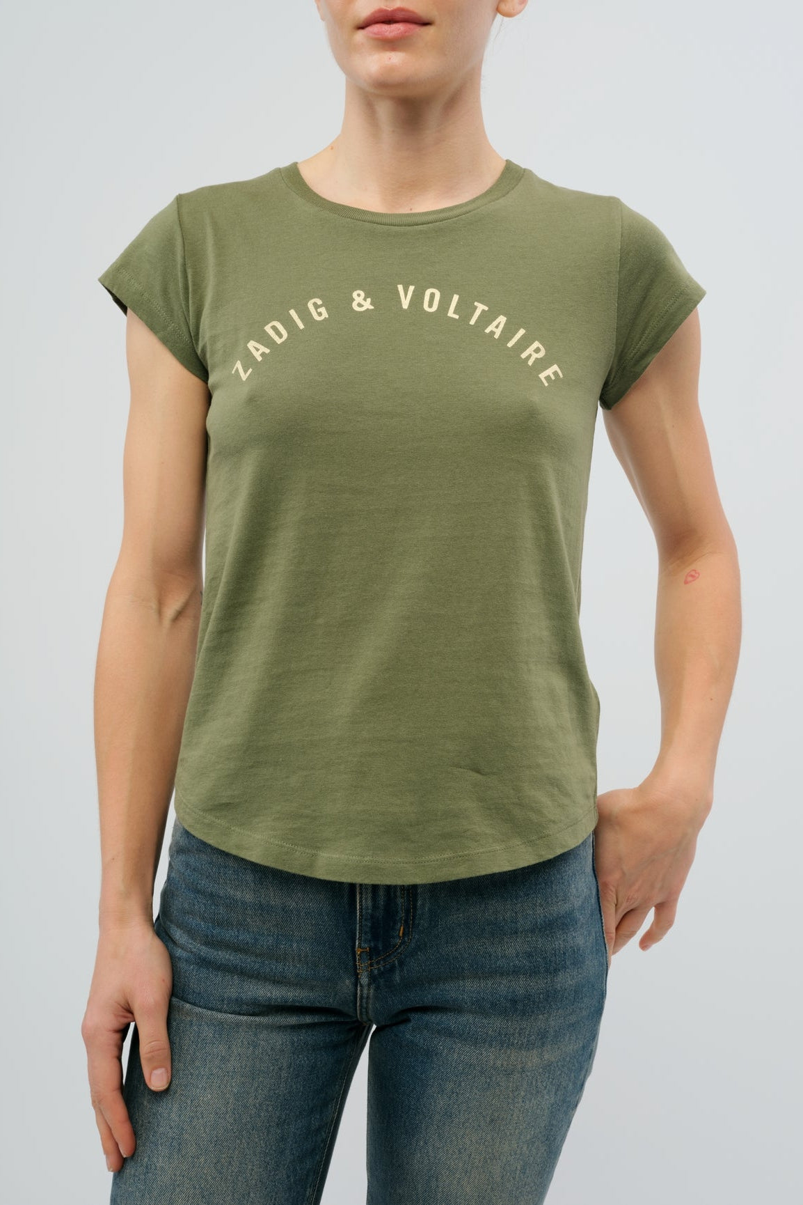 Skinny HC Z T-Shirt - II | Used Khaki