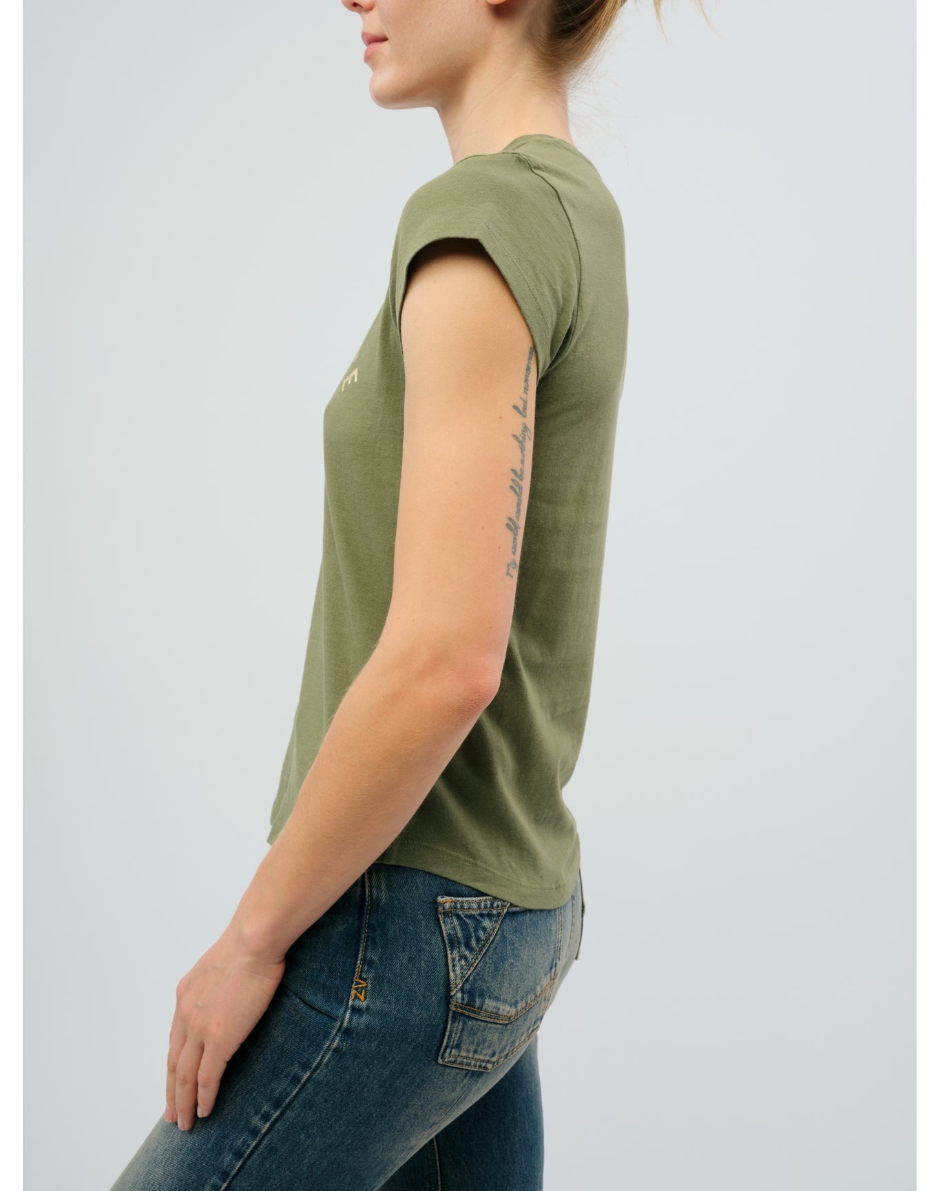 Skinny HC Z T-Shirt - II | Used Khaki