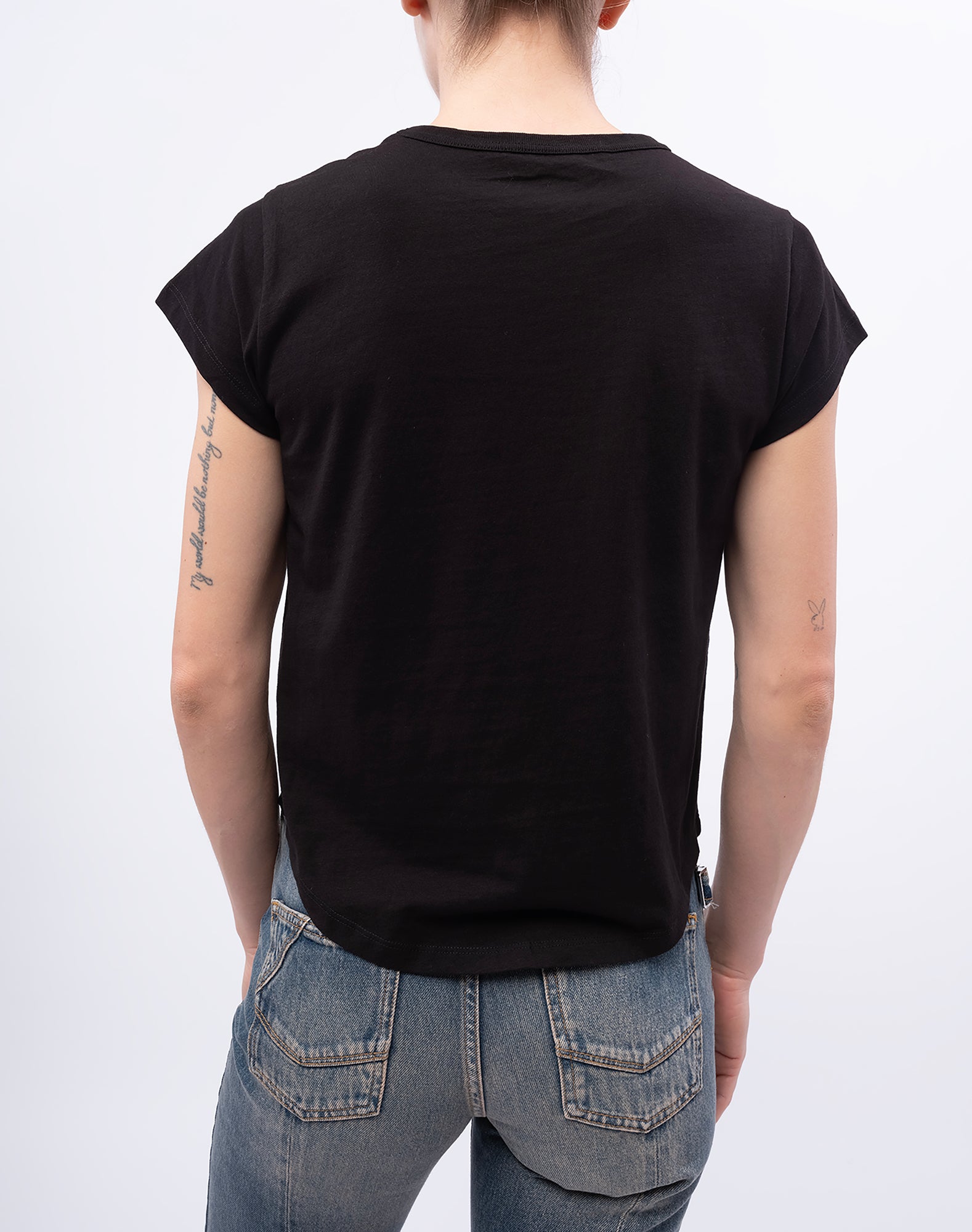 Woop HC Amour Declare Strass T-Shirt | Black