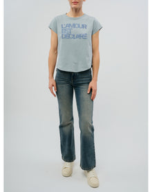 Woop HC Amour Declare Strass T-Shirt | Cloud