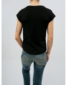 Skinny HC Heart Strass T-Shirt | Black