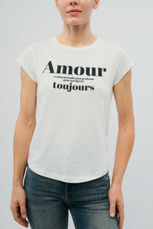 Skinny HC Amour Pour TJS T-Shirt | Beige
