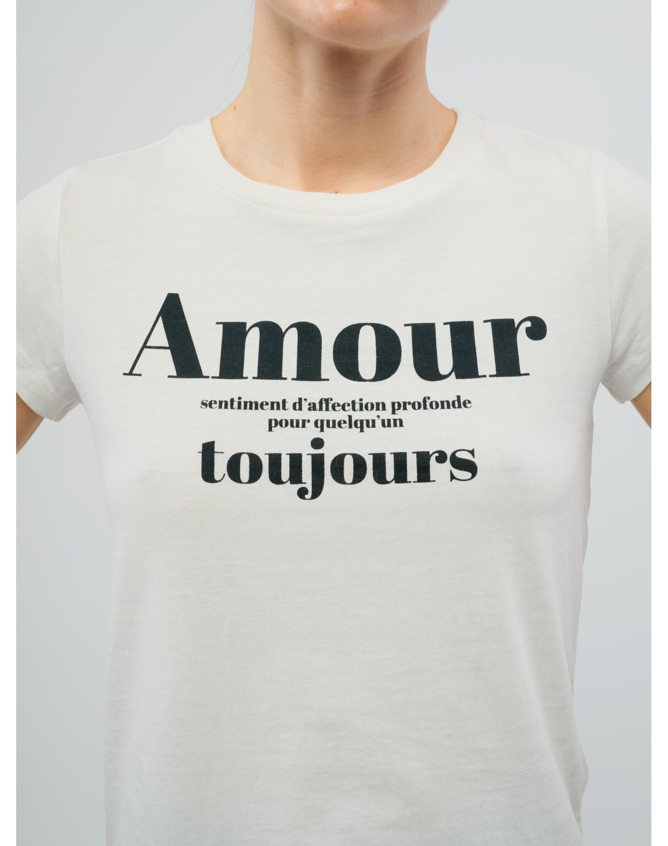 Skinny HC Amour Pour TJS T-Shirt | Beige