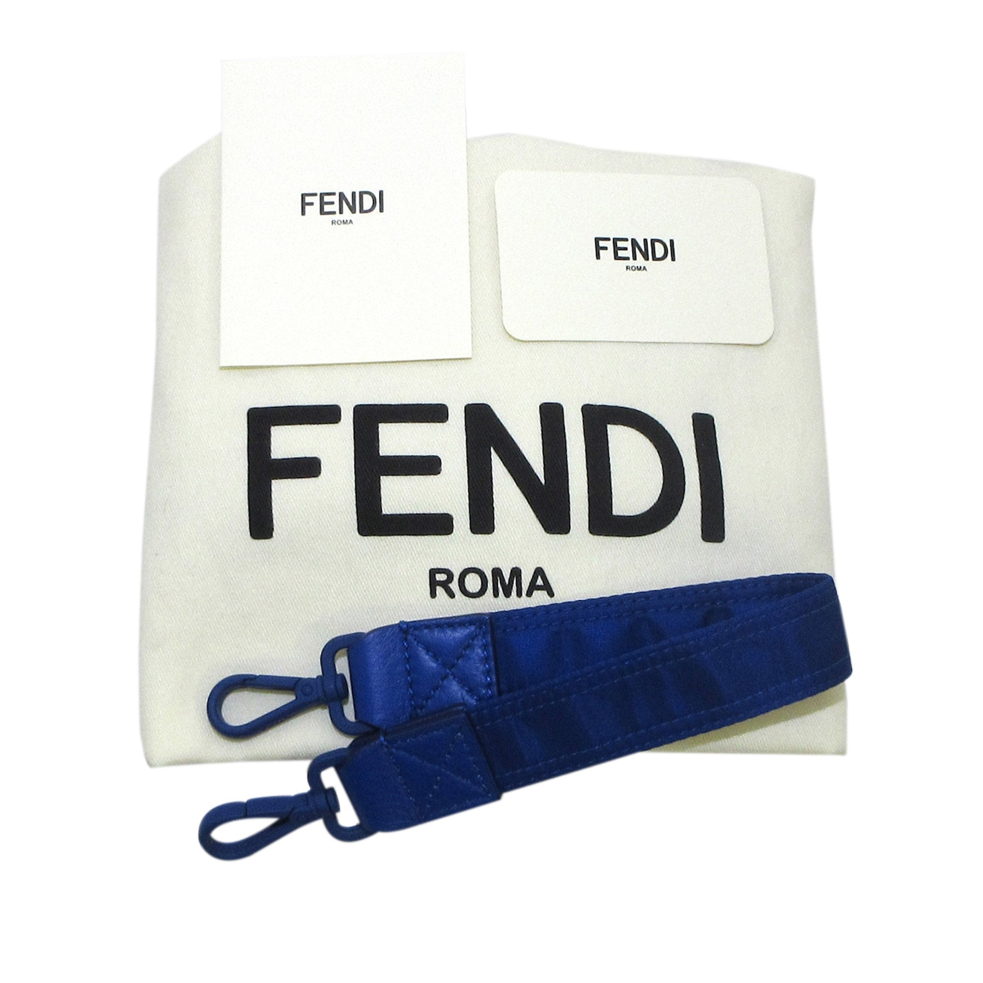 Fendi | Pre-Owned FF Lock Crossbody | Blue