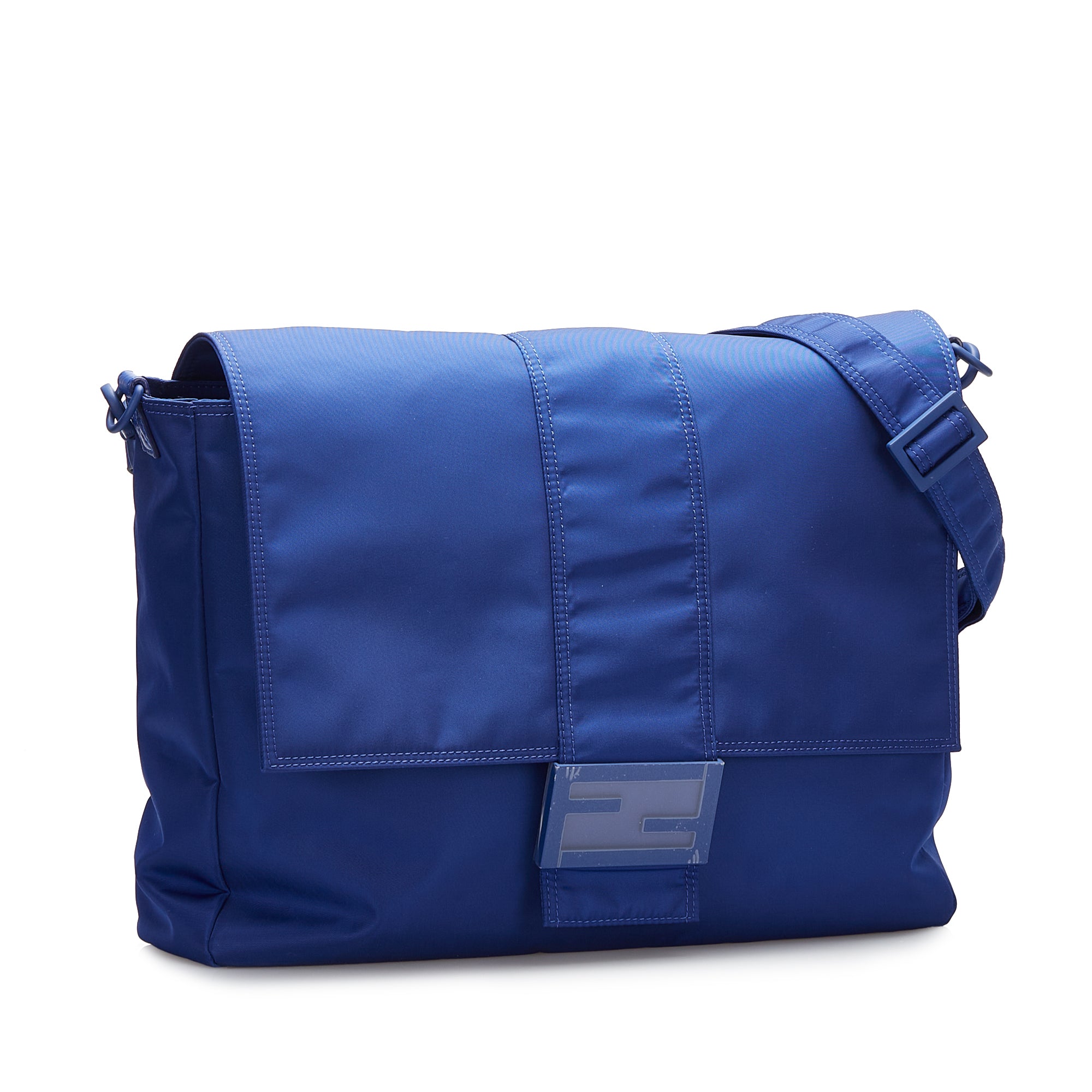 Fendi | Pre-Owned FF Lock Crossbody | Blue