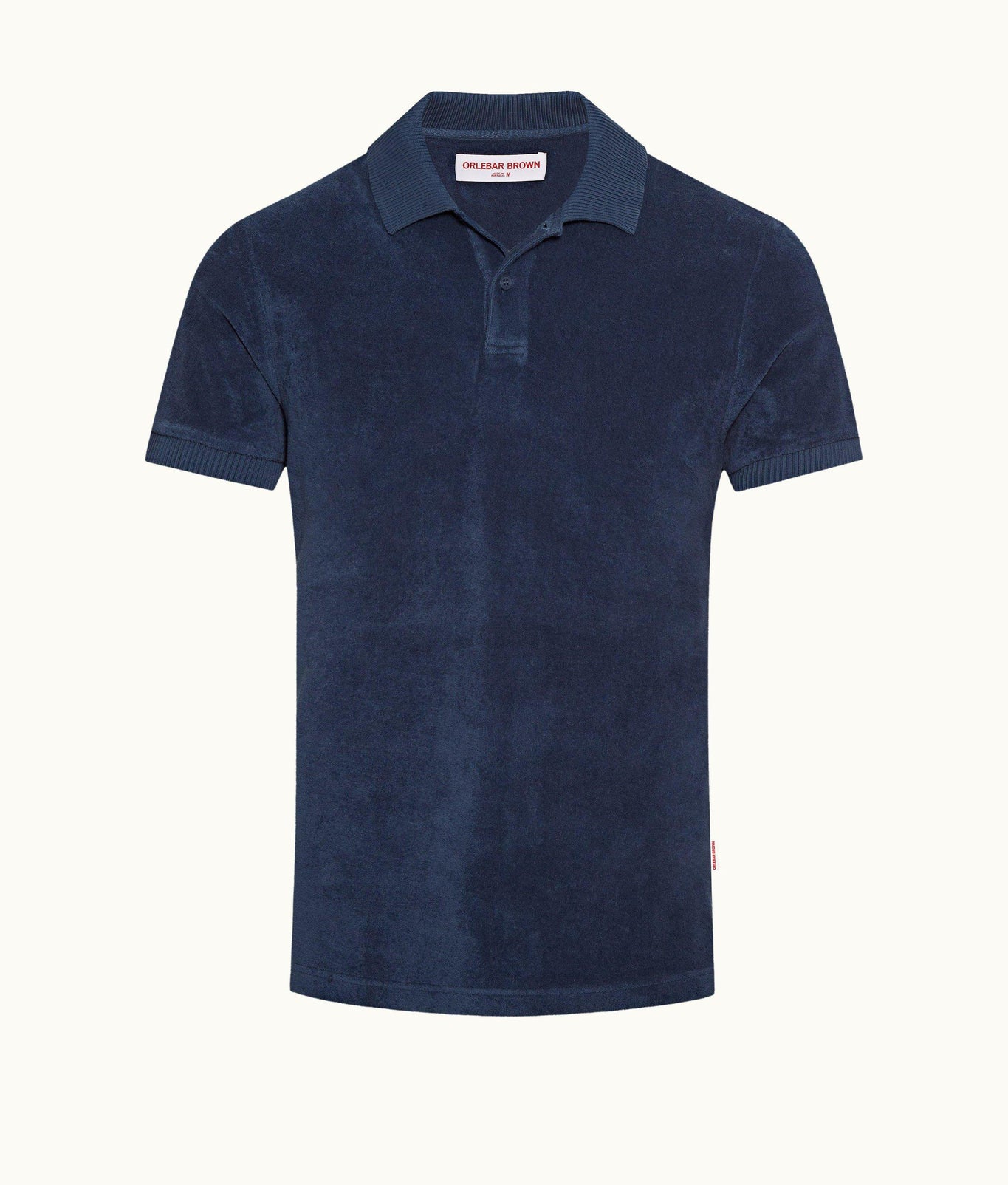 Jarrett Towelling Classic Fit Cotton Towelling Polo Shirt | Classic Blue