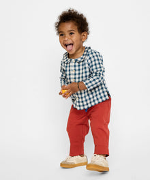 Boys | Jefferson Baby Shirt | Blue