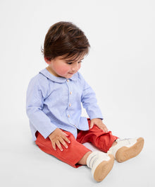Boys | Jefferson Baby Shirt | Blue