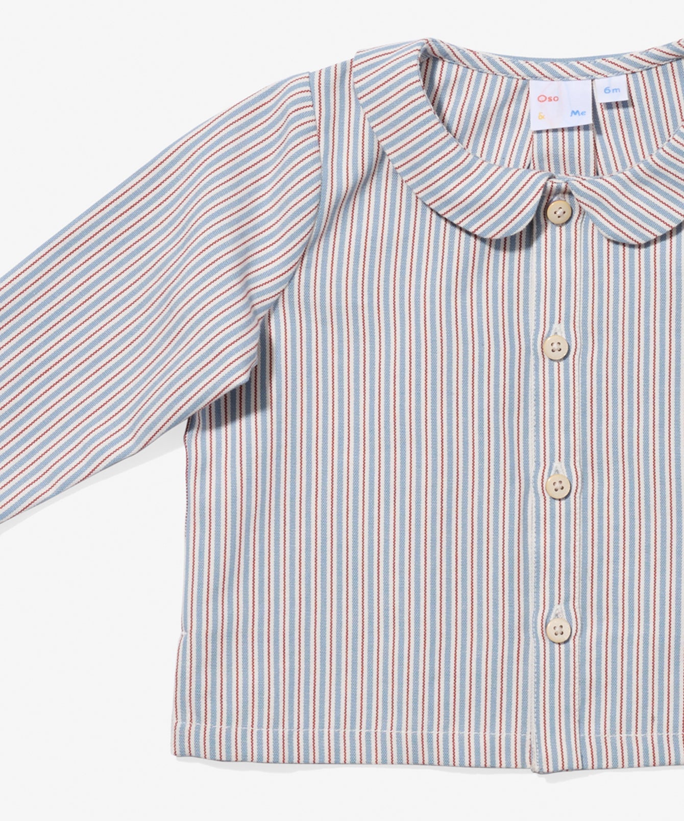 Boys | Jefferson Baby Shirt | Red/Blue/Multi