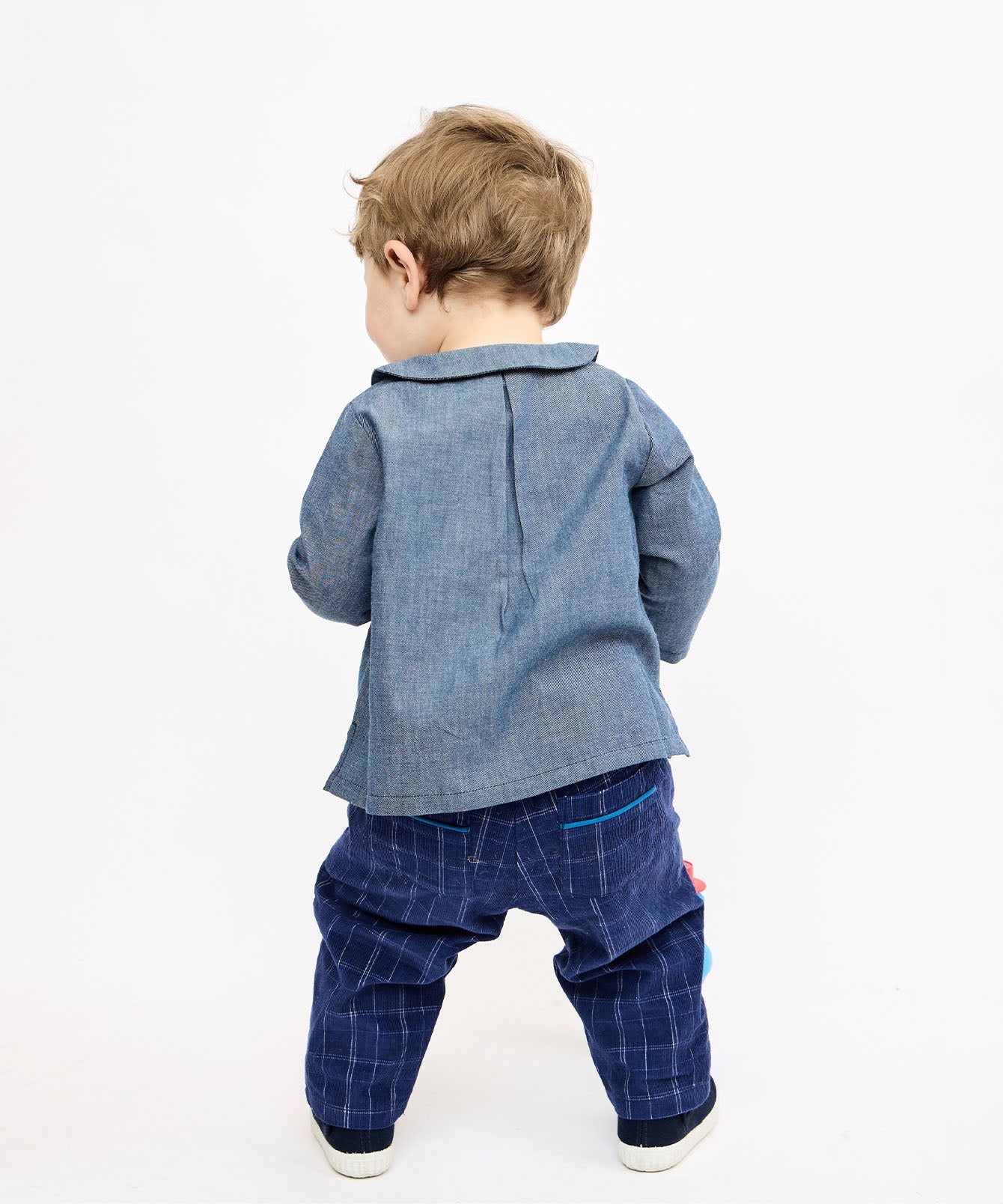 Boys | Jefferson Baby Shirt | Blue