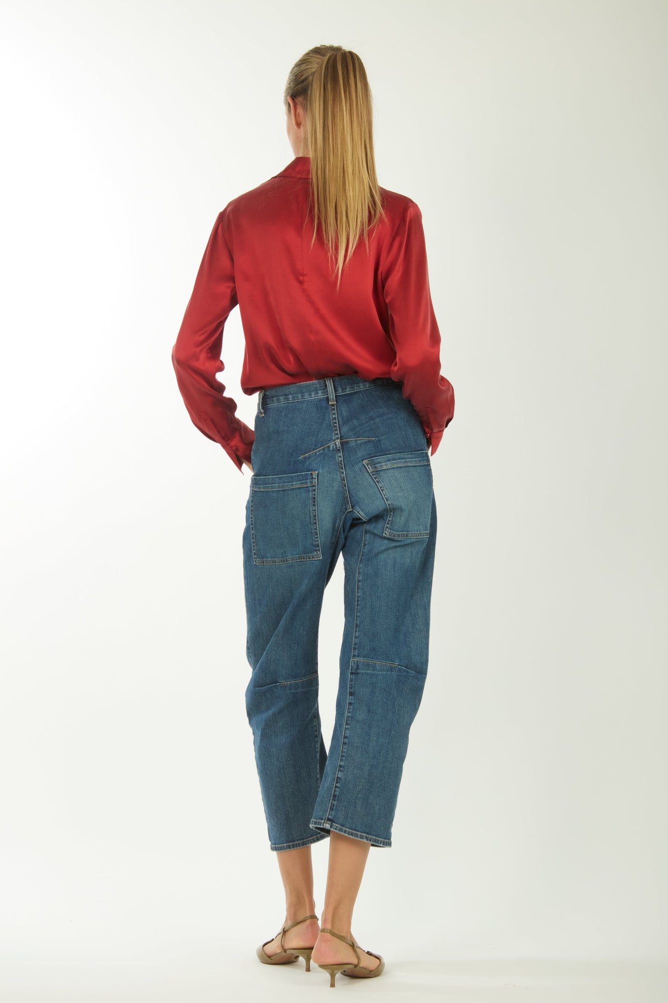 Joanne Blouse | Orange Red