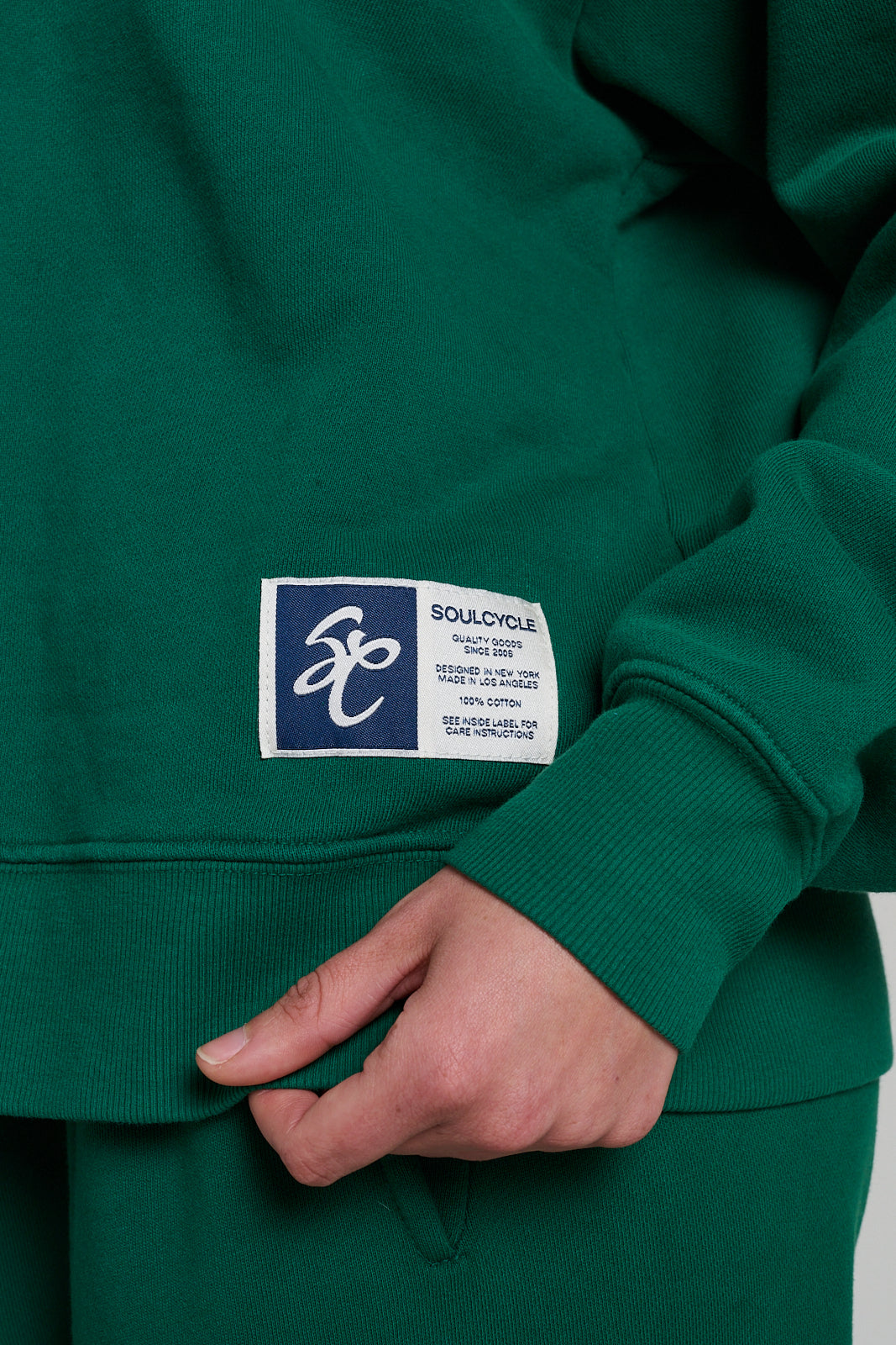 Soul by SoulCycle | Jordan Crew Neck | Evergreen