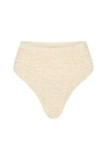 The Isla Bottom | Ivory Luxe Crinkle