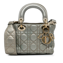 Dior | Pre-Owned Mini Lambskin Cannage Supple Lady | Gray