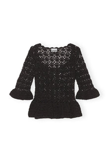 Crochet Top | Black