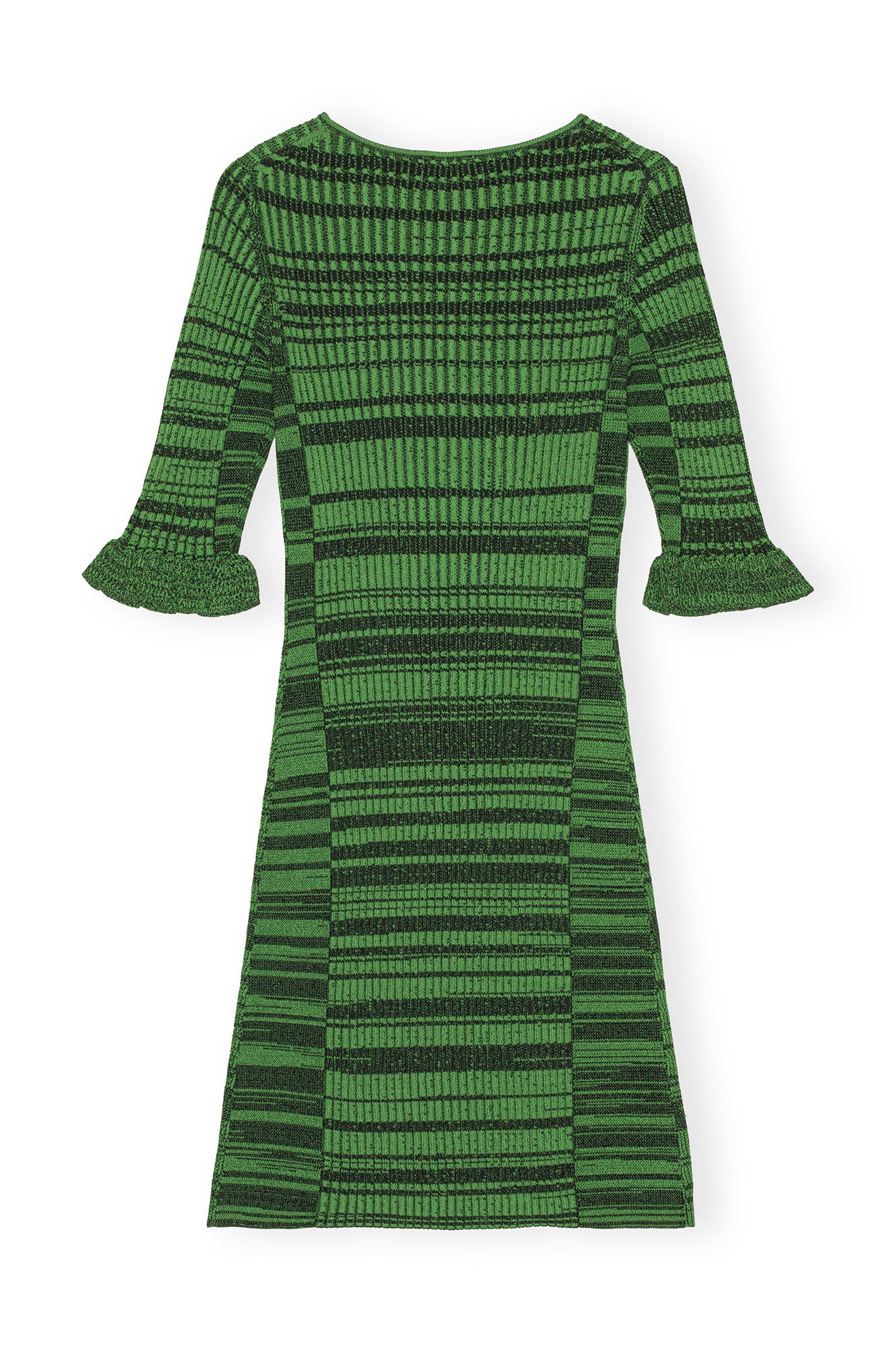 Melange Knit Mini Dress | Kelly Green