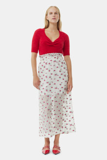 Brushed Alpaca Top | Racing Red