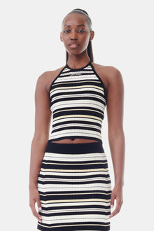 Future Rib Halterneck Top | Multicolor