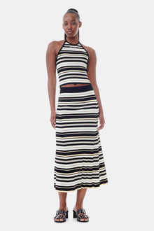 Future Rib Halterneck Top | Multicolor