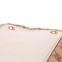 Gucci | Pre-Owned GG Canvas Scarlett Satchel | Brown/Beige/WhiteWhite