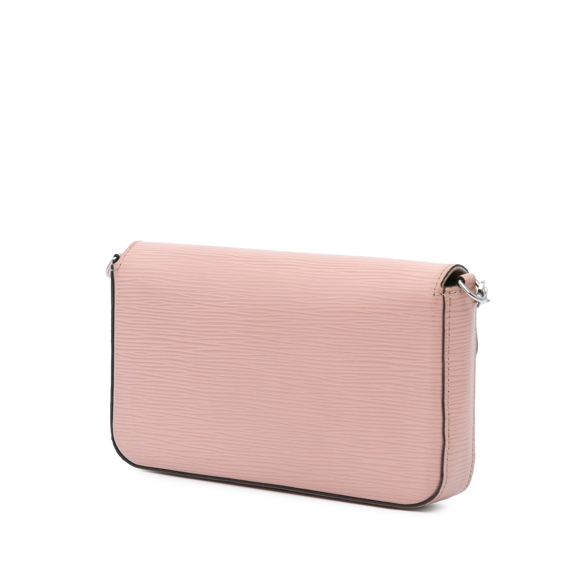 Louis Vuitton | Pre-Owned Epi Pochette Felicie with Silver Button | Pink