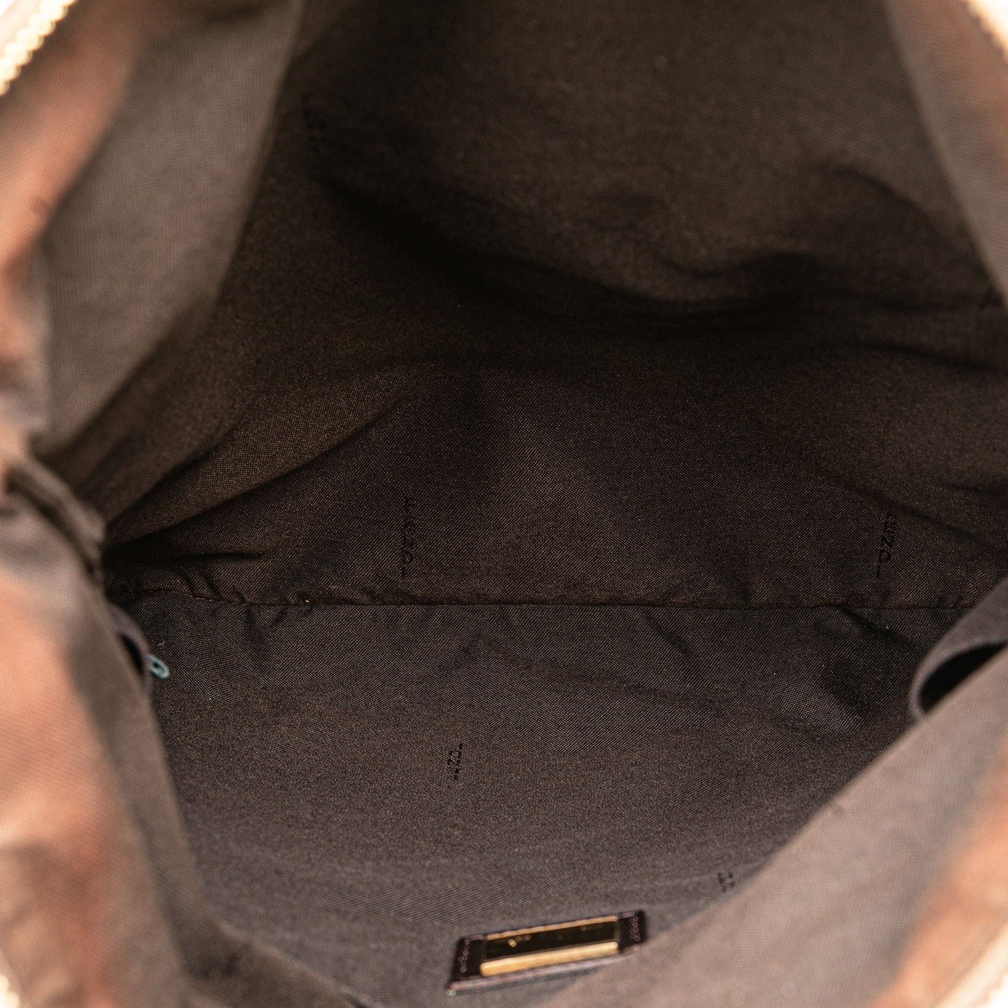 Fendi | Pre-Owned Zucchino Canvas Crossbody | Brown/Light Brown