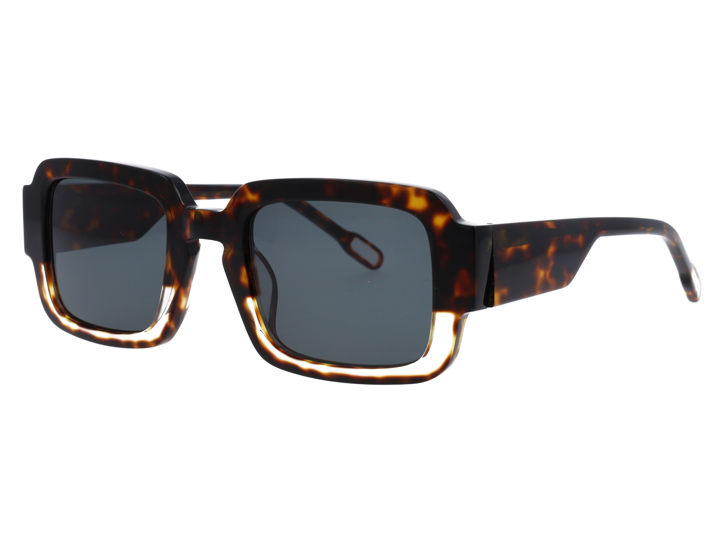Unisex | Borderino Square Sunglasses | Blue Lens | Blue/Crystal