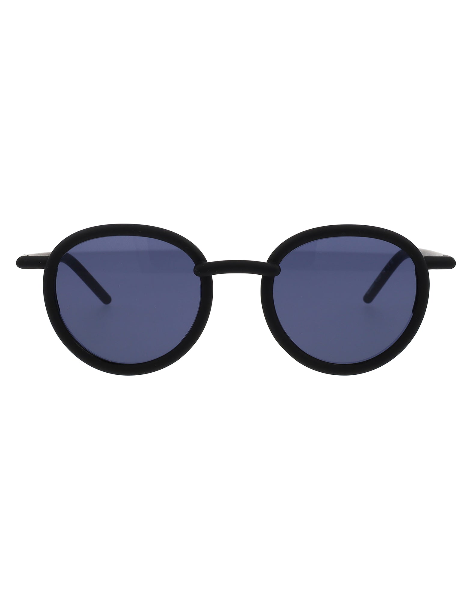 Unisex | Segmenti Oval Sunglasses | Black Lens | Black