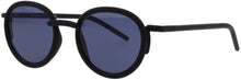 Unisex | Segmenti Oval Sunglasses | Black Lens | Black