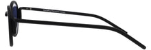Unisex | Segmenti Oval Sunglasses | Black Lens | Black