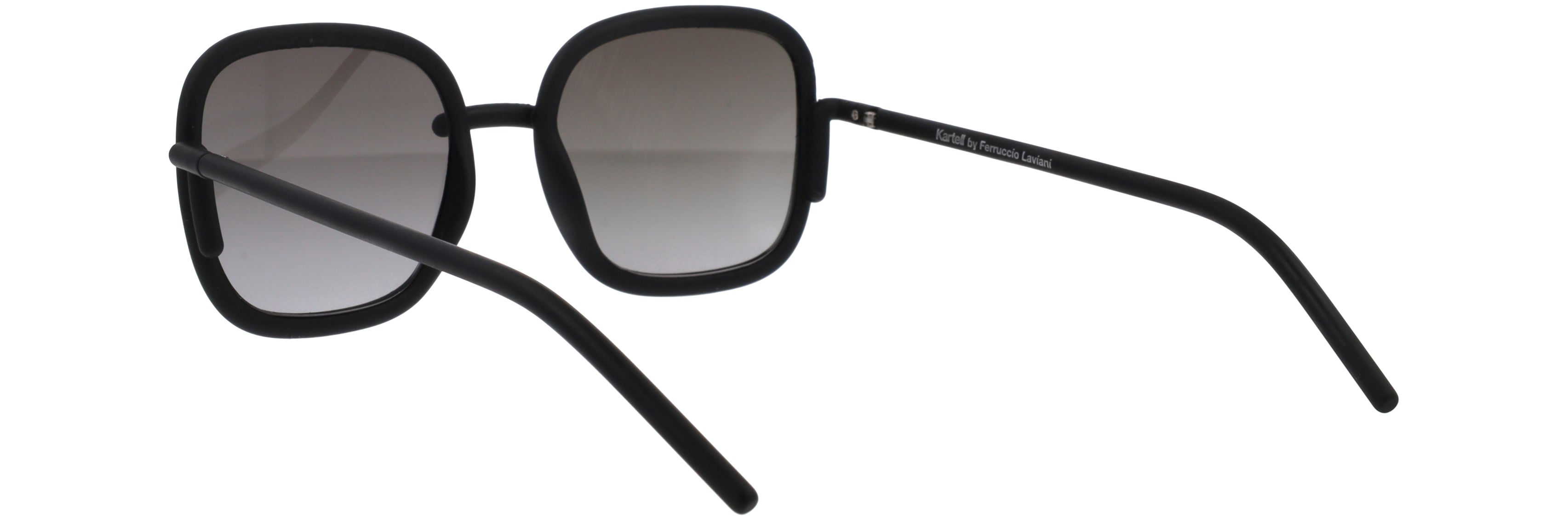Unisex | Segmenti Square Sunglasses | Black Lens | Black