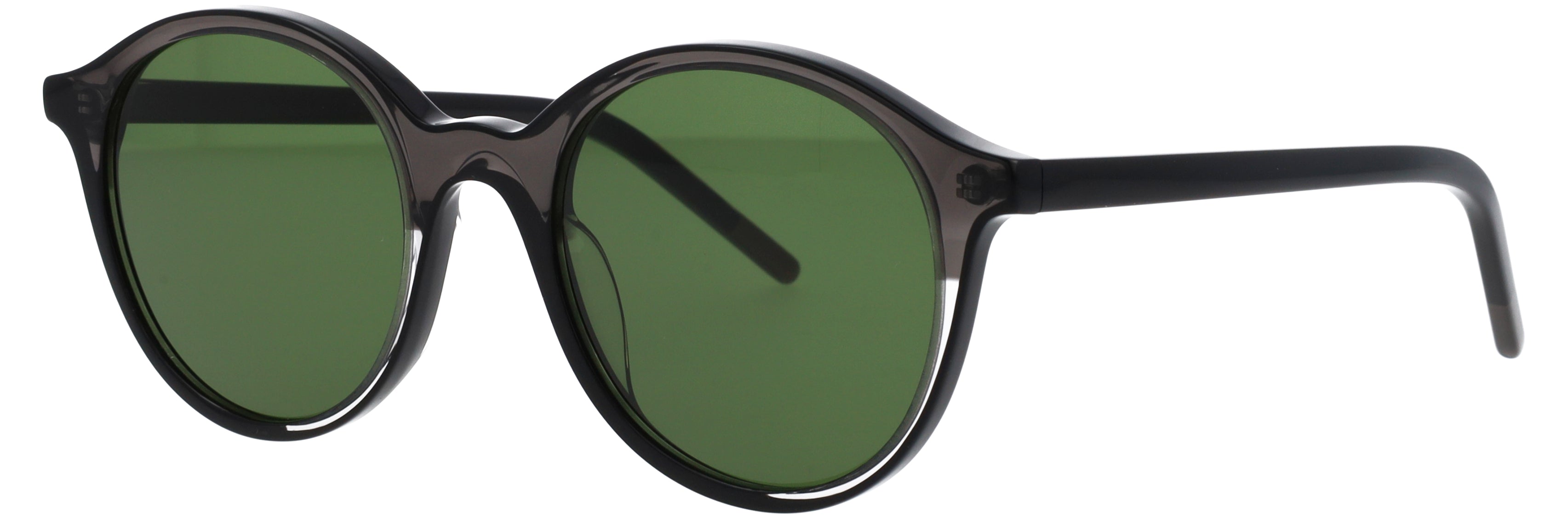 Unisex | Squared Round Sunglasses | Grey Lens | Dark Grey