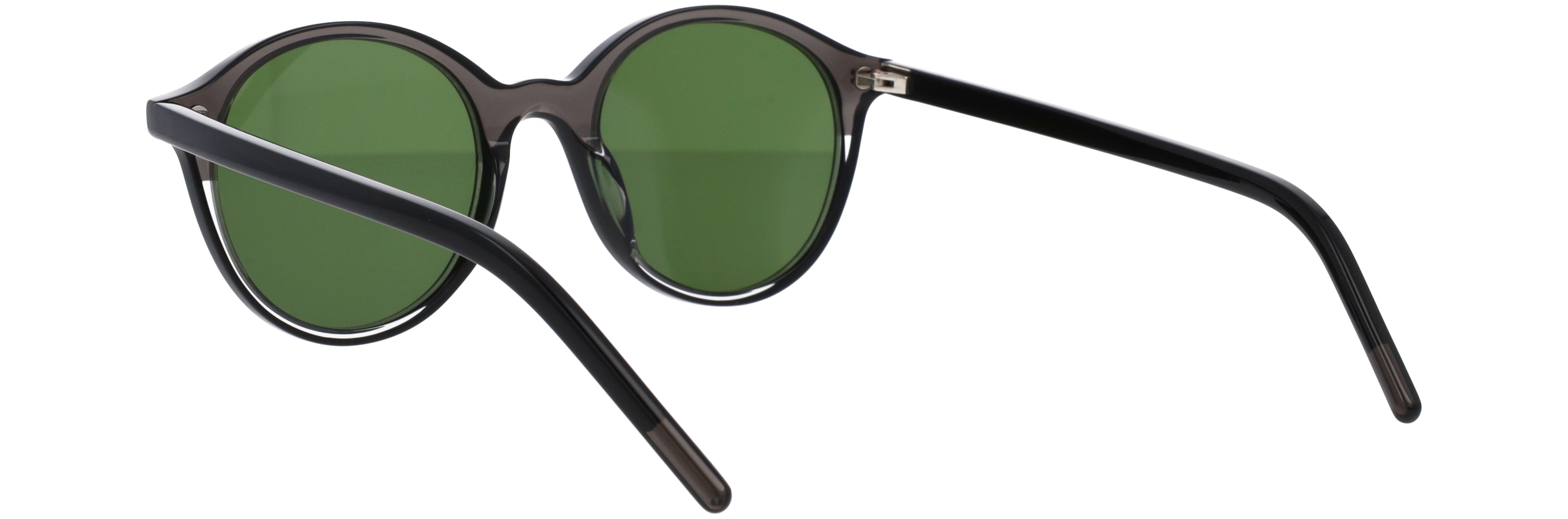 Unisex | Squared Round Sunglasses | Grey Lens | Dark Grey