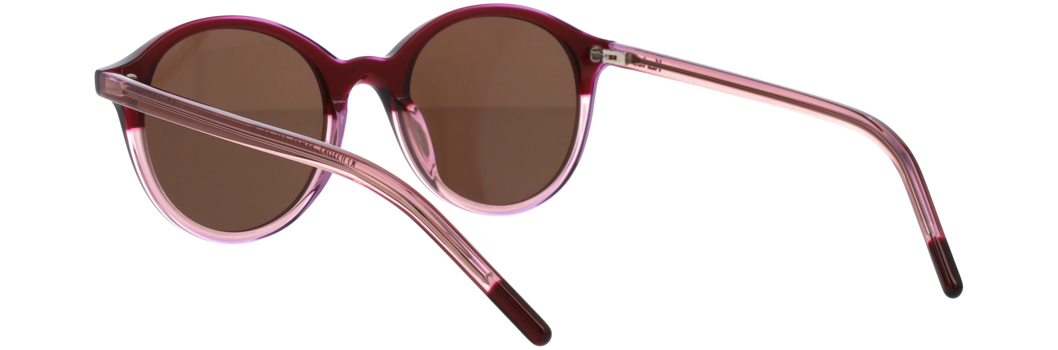 Unisex | Squared Round Sunglasses | Violet Lens | Violet
