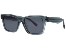 Womens | Lamina Square Sunglasses | Grey Lens | Dark Grey