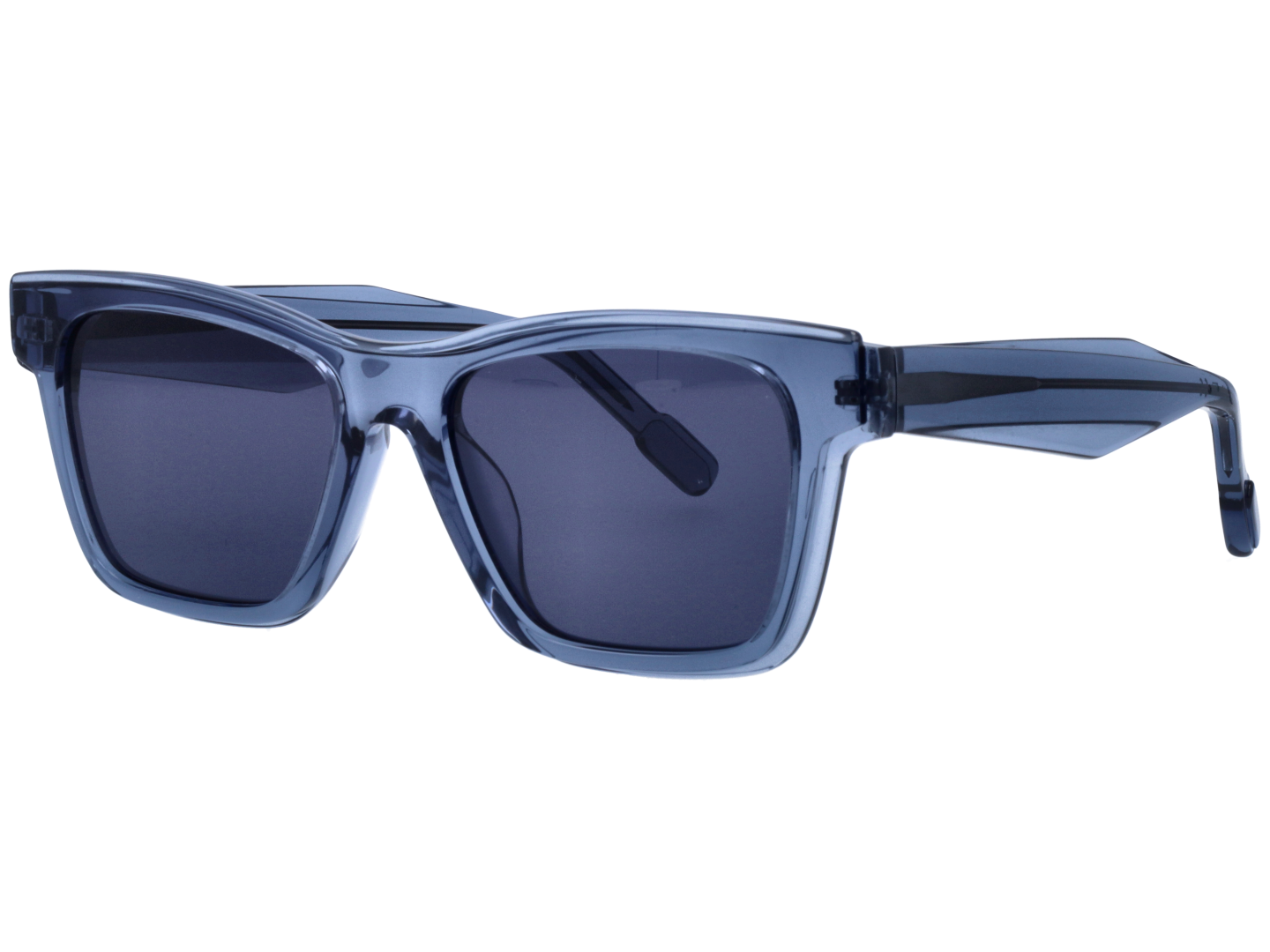 Womens | Lamina Square Sunglasses | Blue Lens | Dark Blue