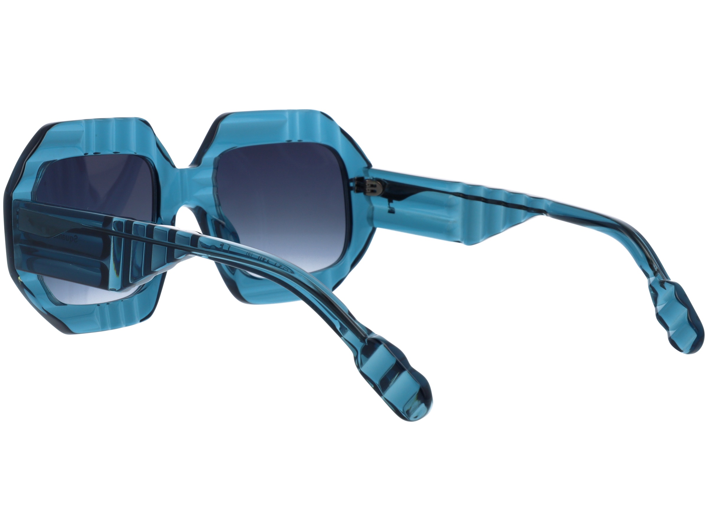 Unisex | Squame Square Sunglasses | Blue Lens | Blue
