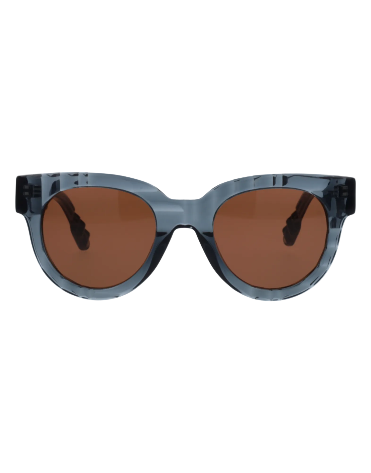 Unisex | Squame Round Sunglasses | Grey Lens | Grey