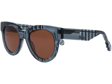 Unisex | Squame Round Sunglasses | Grey Lens | Grey